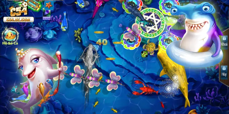 Bắn cá dễ dàng với luật chơi đơn giản