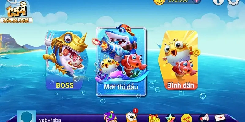 Hệ thống sảnh chơi đa dạng theo nhiều cấp độ