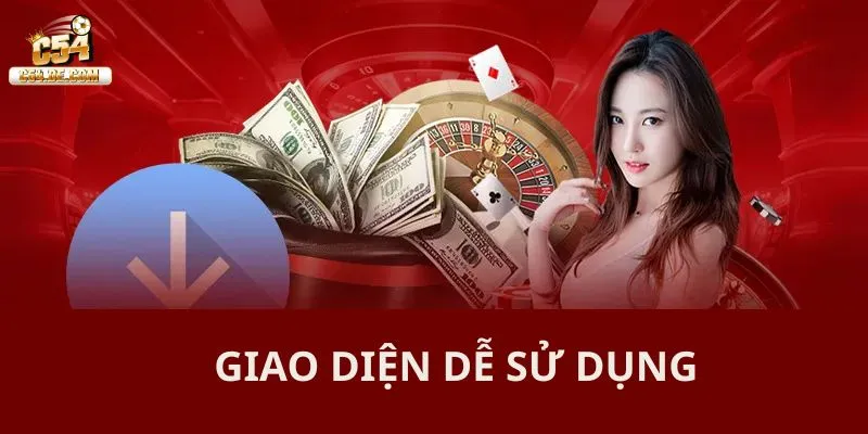 Giao diện dễ sử dụng