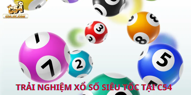 Trải nghiệm xổ số siêu tốc tại C54